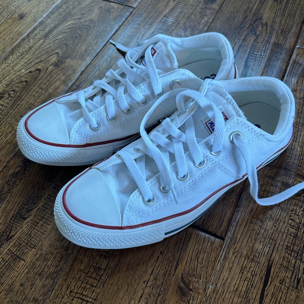 White Converse Women's Size 8